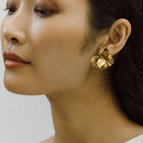 Jennifer Behr Pansy Earrings - Picture 3 of 9